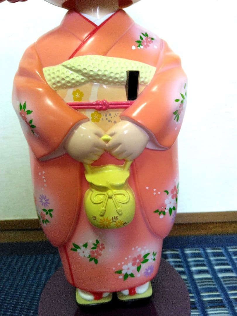 非売品 不二家 2003 親子でケーキづくり イベント ペコちゃん 首振り人形