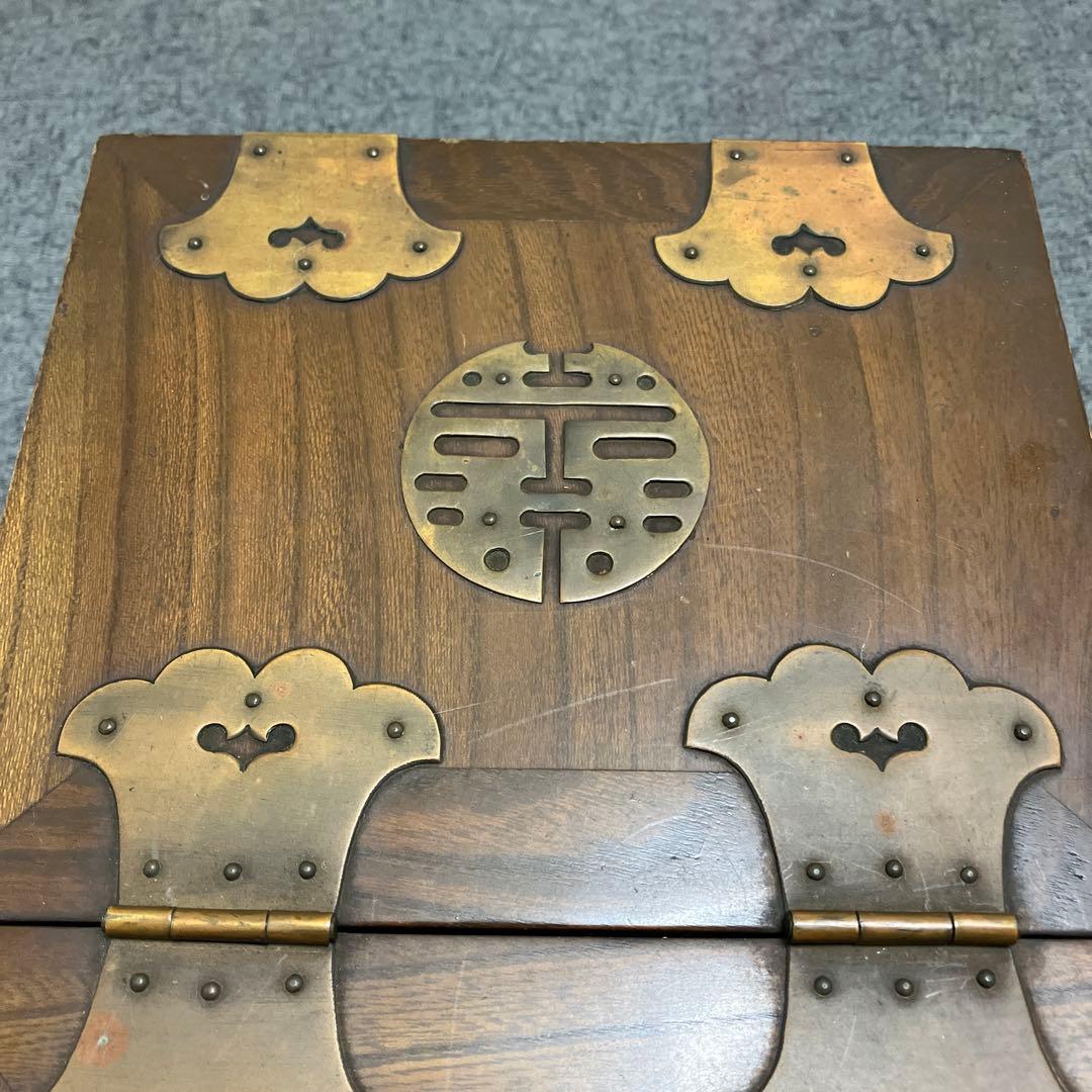 李朝家具　収納箱　木製　アクセサリーケース