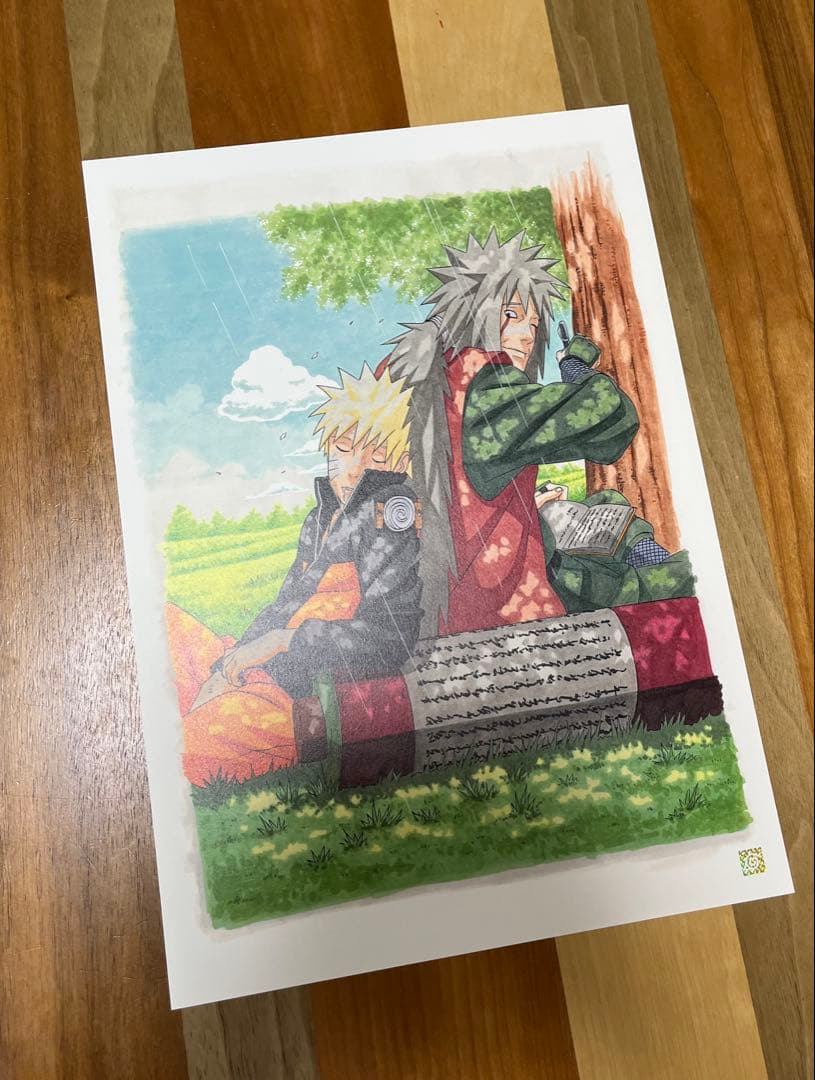 NARUTO 複製原画⑨ ナルト　自来也