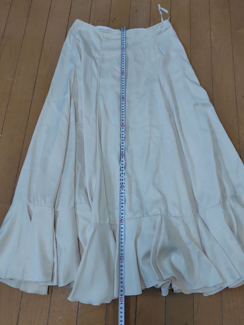 フラメンコ衣装　緑ワンピース+白パニエ