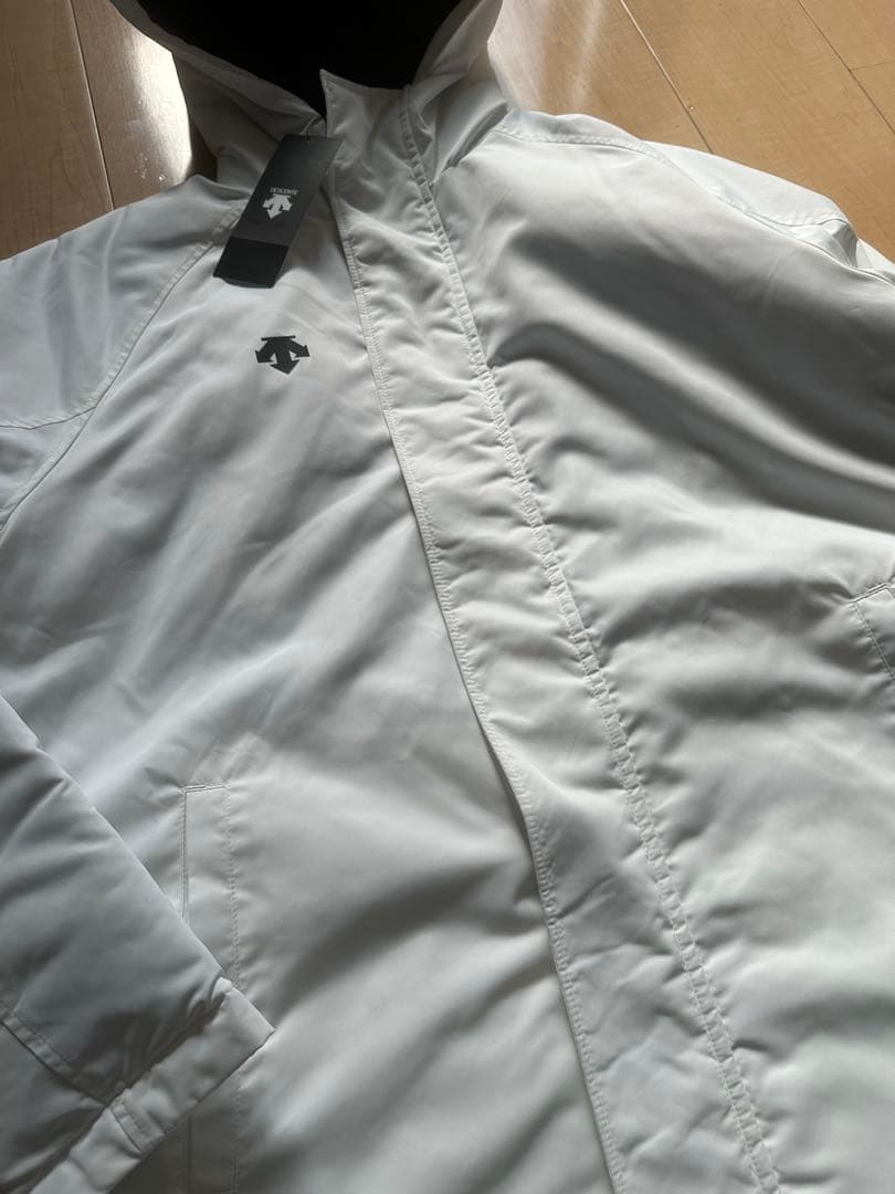 デサント ベンチコート ロングコート M ホワイト 新品未使用品