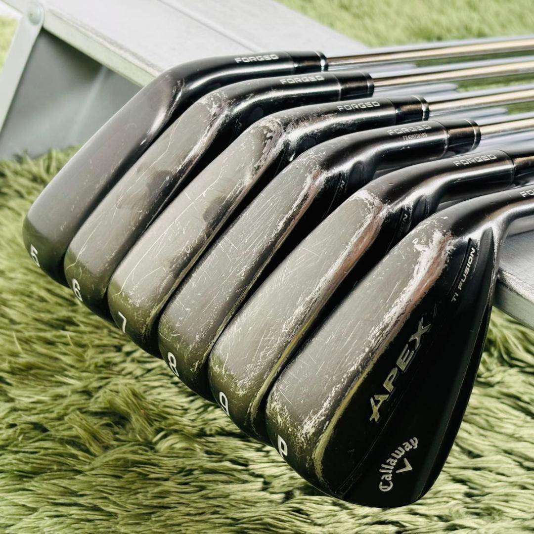 キャロウェイ エイペックス Tiフュージョン アイアン6本セット メンズゴルフ