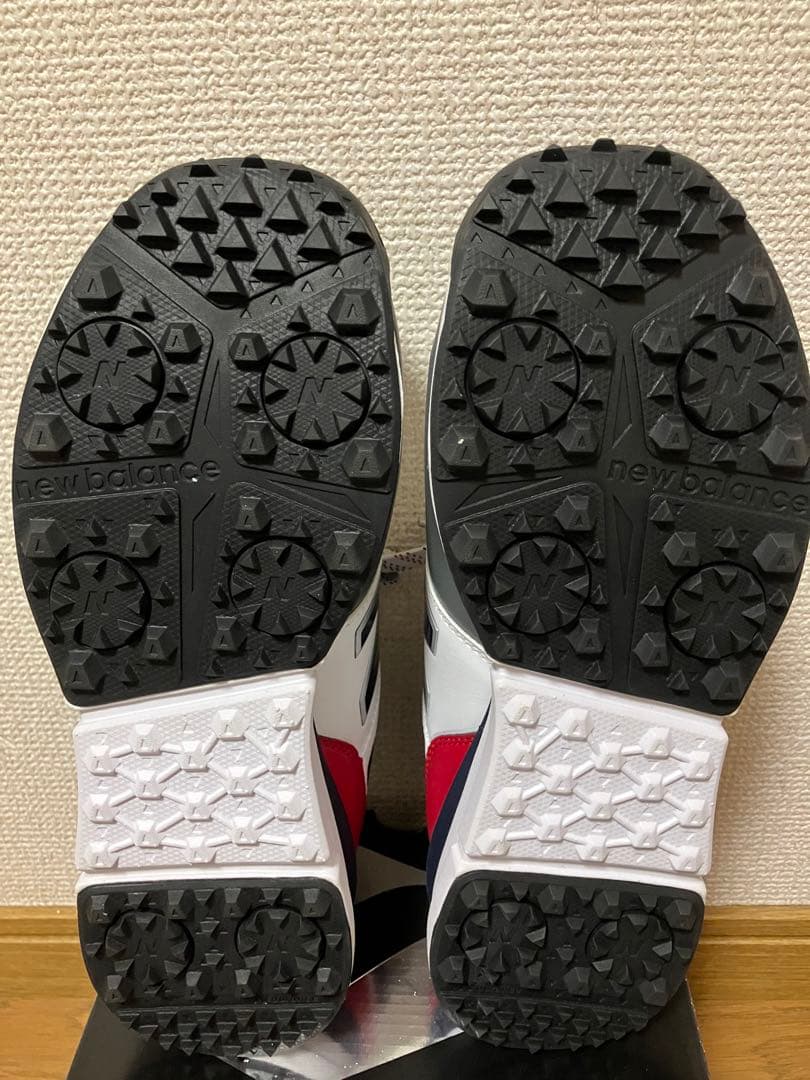 【未使用】New Balance996ゴルフシューズネイビー/レッド24.5cm