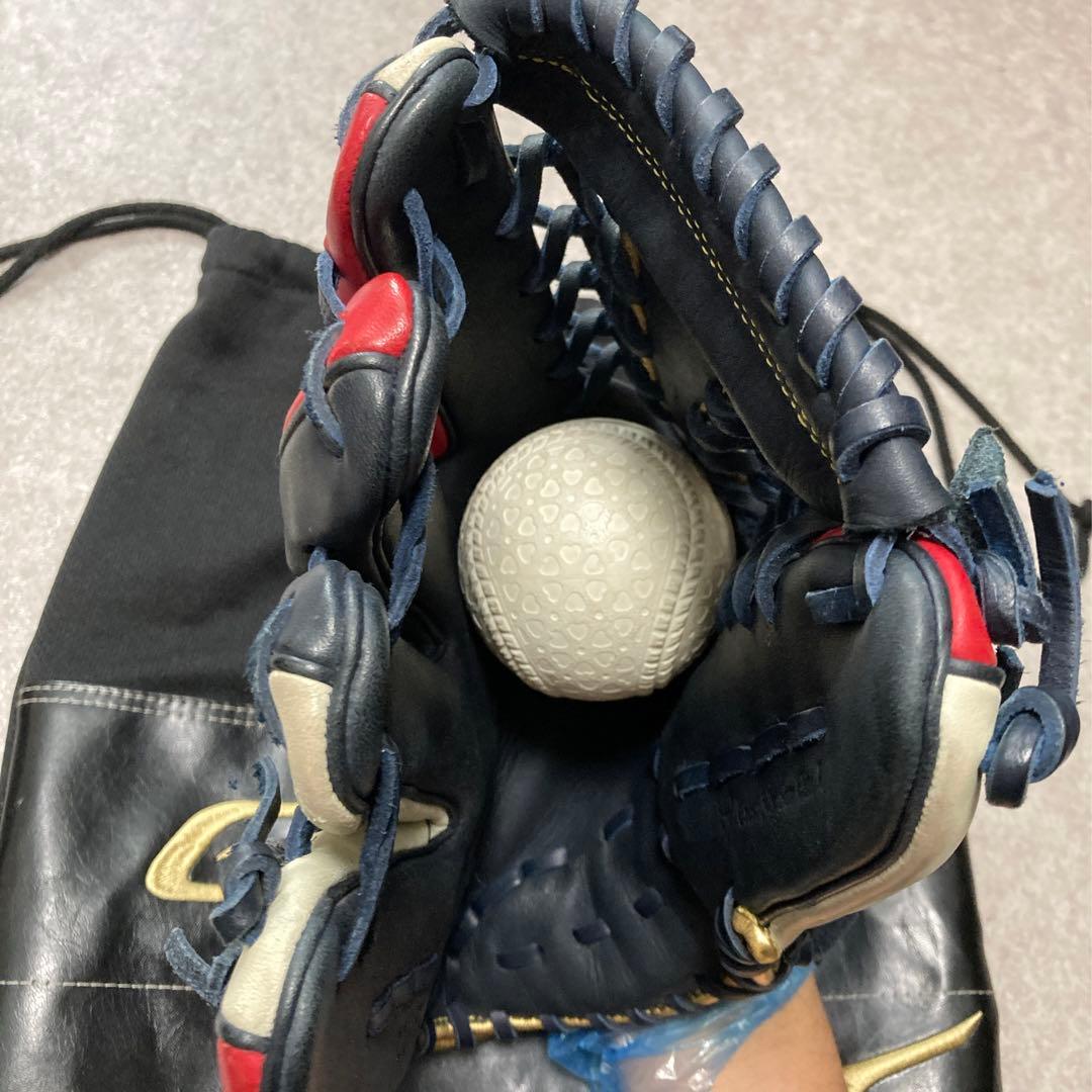ミズノ グローバルエリート 一般 大人用 軟式 外野 左 野球 グローブ グラブ