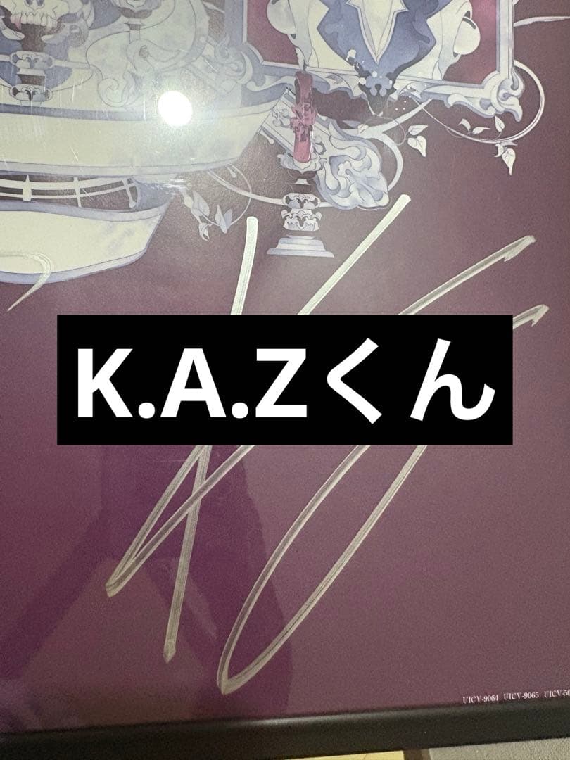 VAMPS HYDE、K.A.Z 直筆サイン　　ポスター