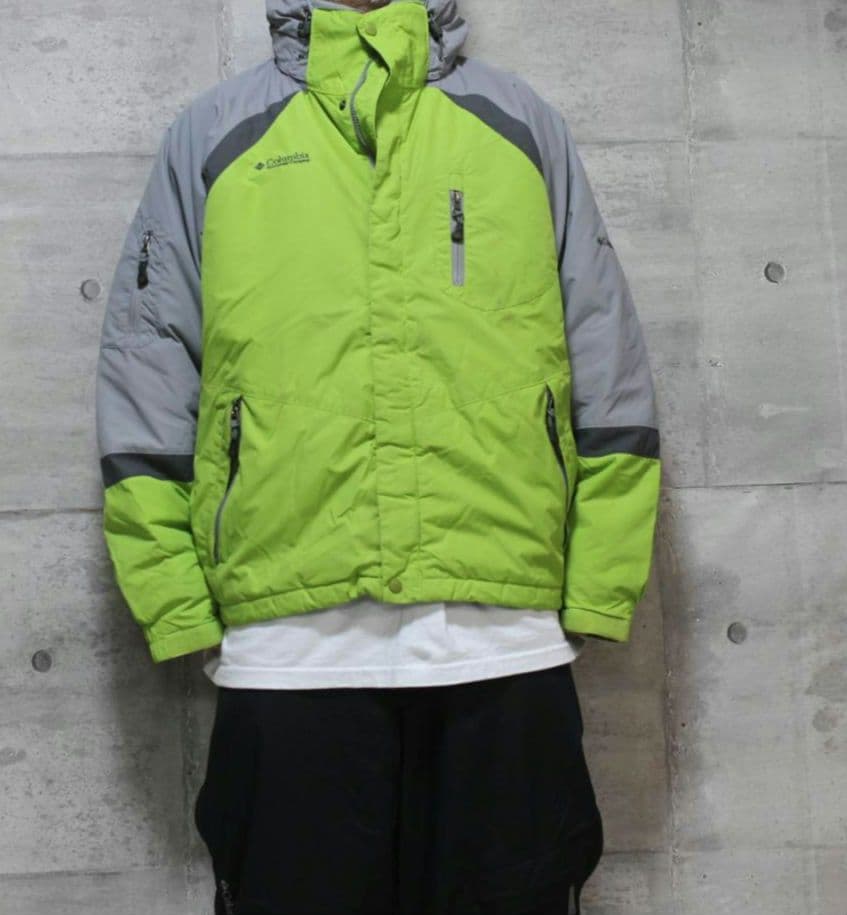 【美品 極暖 中綿】厚地 BIG 撥水【XL】Columbia スノージャケット