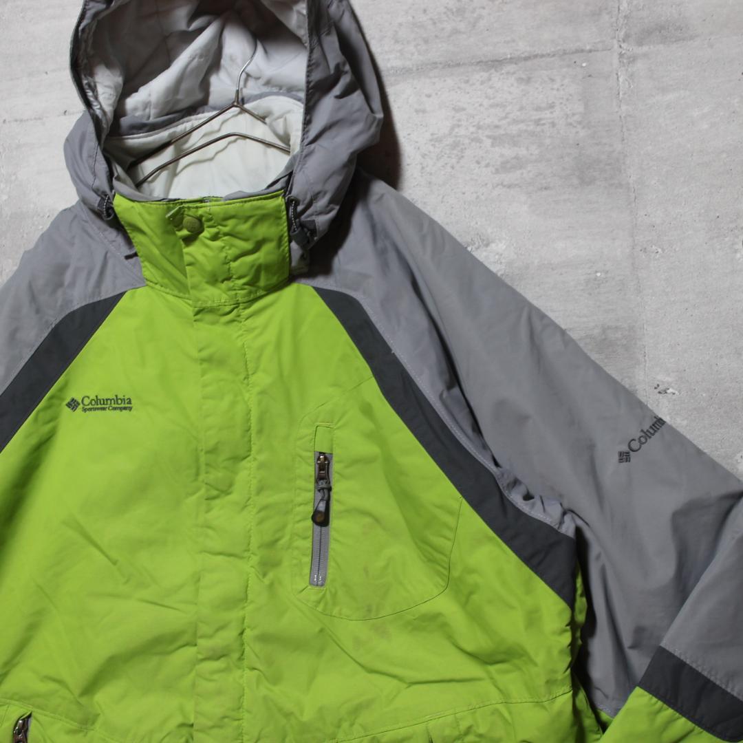 【美品 極暖 中綿】厚地 BIG 撥水【XL】Columbia スノージャケット