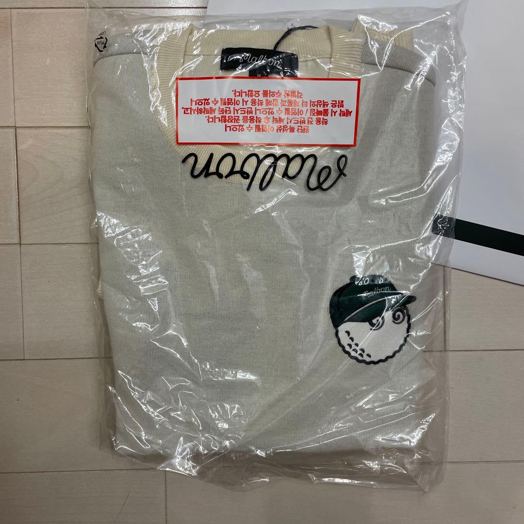 【新品】MALBON キャラクター刺繍セーター Mサイズ　マルボン