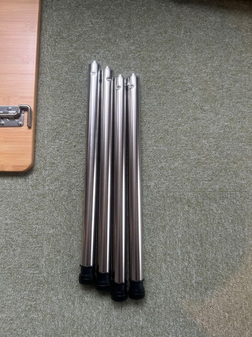  peak マルチファンクションテーブル ロング竹　3点セット