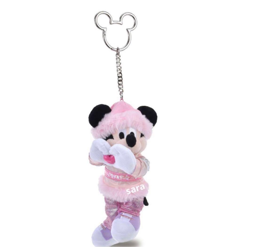 東京ディズニーリゾート店限定　ミッキー ミニー ぬいぐるみ キーチェーン25周年