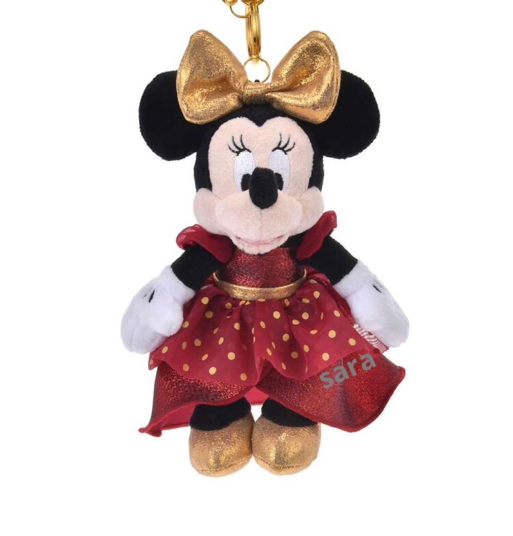 東京ディズニーリゾート店限定　ミッキー ミニー ぬいぐるみ キーチェーン25周年