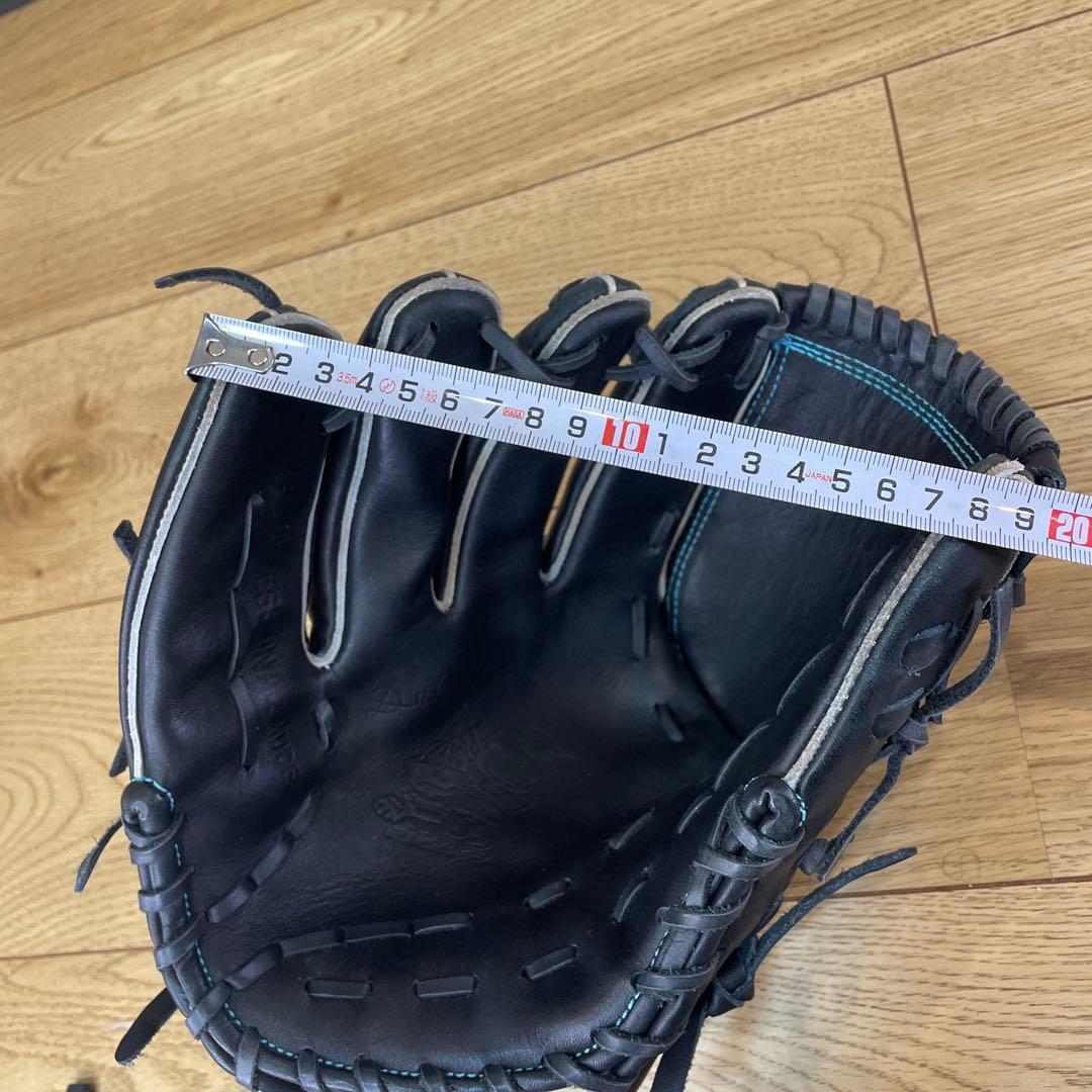BM　ベースマン 硬式　左投げ　投手用　グローブ　プロフェッショナルモデル　黒
