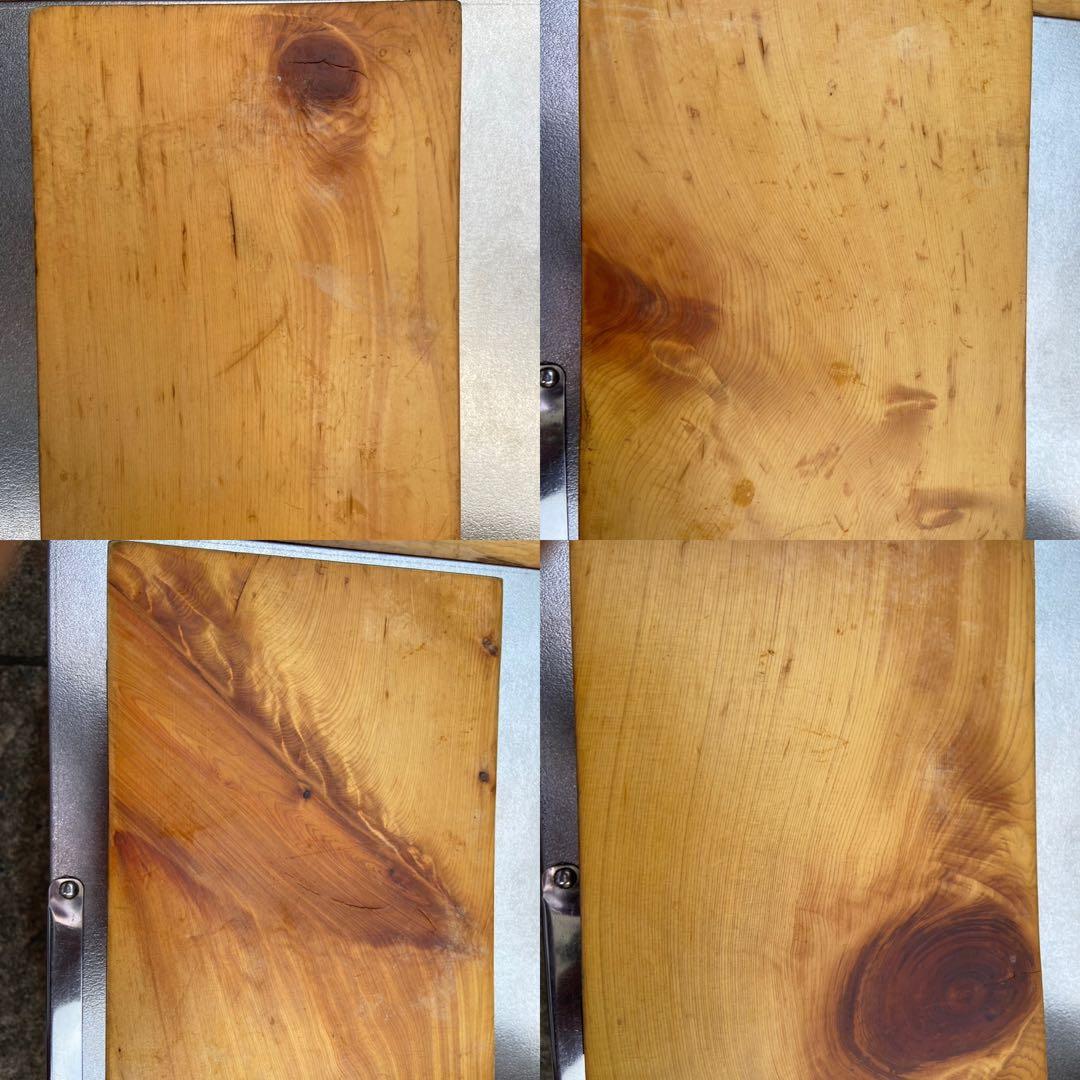 8点◆日本製◆ 檜　本柾目 寿司下駄・刺身盛台 ( 21×15×5.8cm)