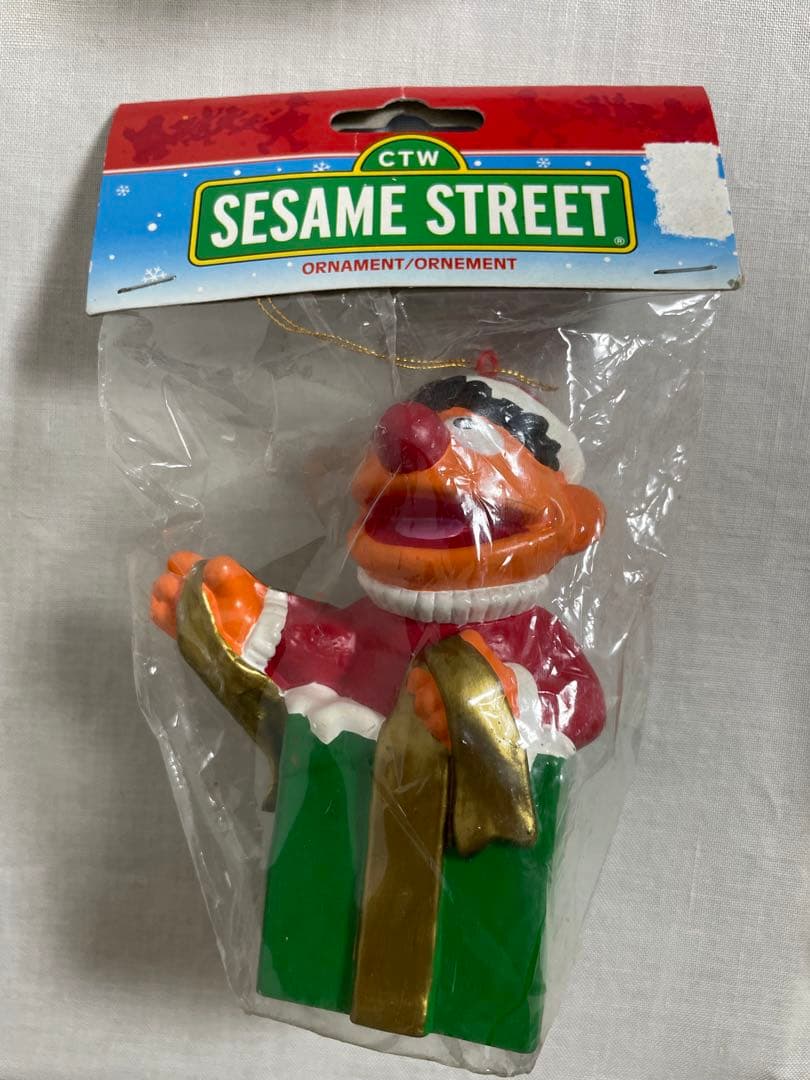 希少　ヴィンテージ　セサミストリート　オーナメント　クリスマス