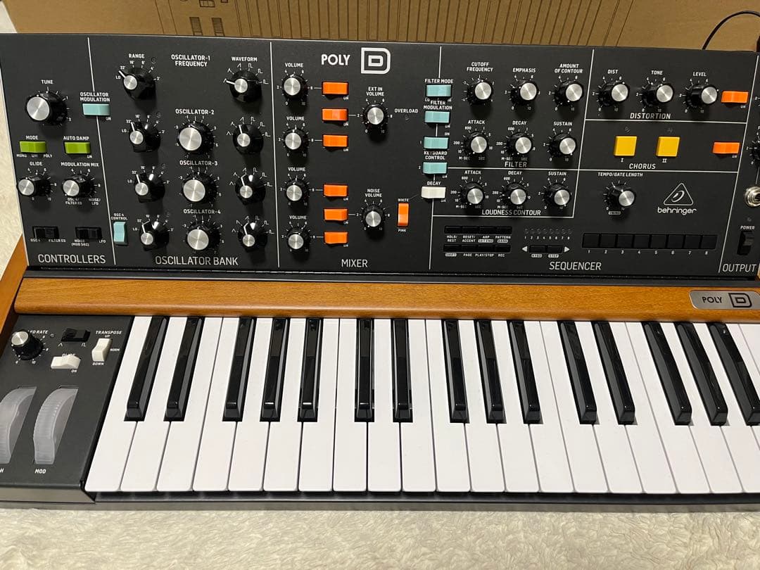 【使用機会1回の美品】Behringer Poly D アナログシンセサイザー