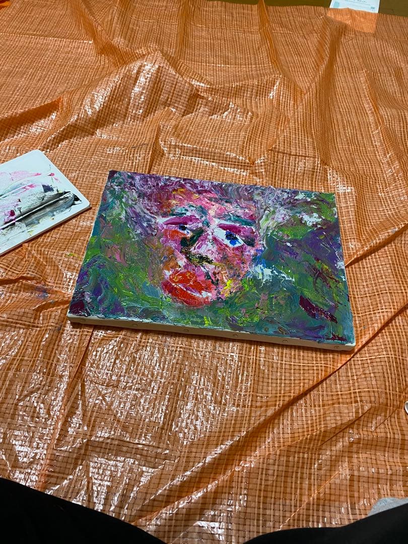 インテリア！油絵【もう一人のあなた】