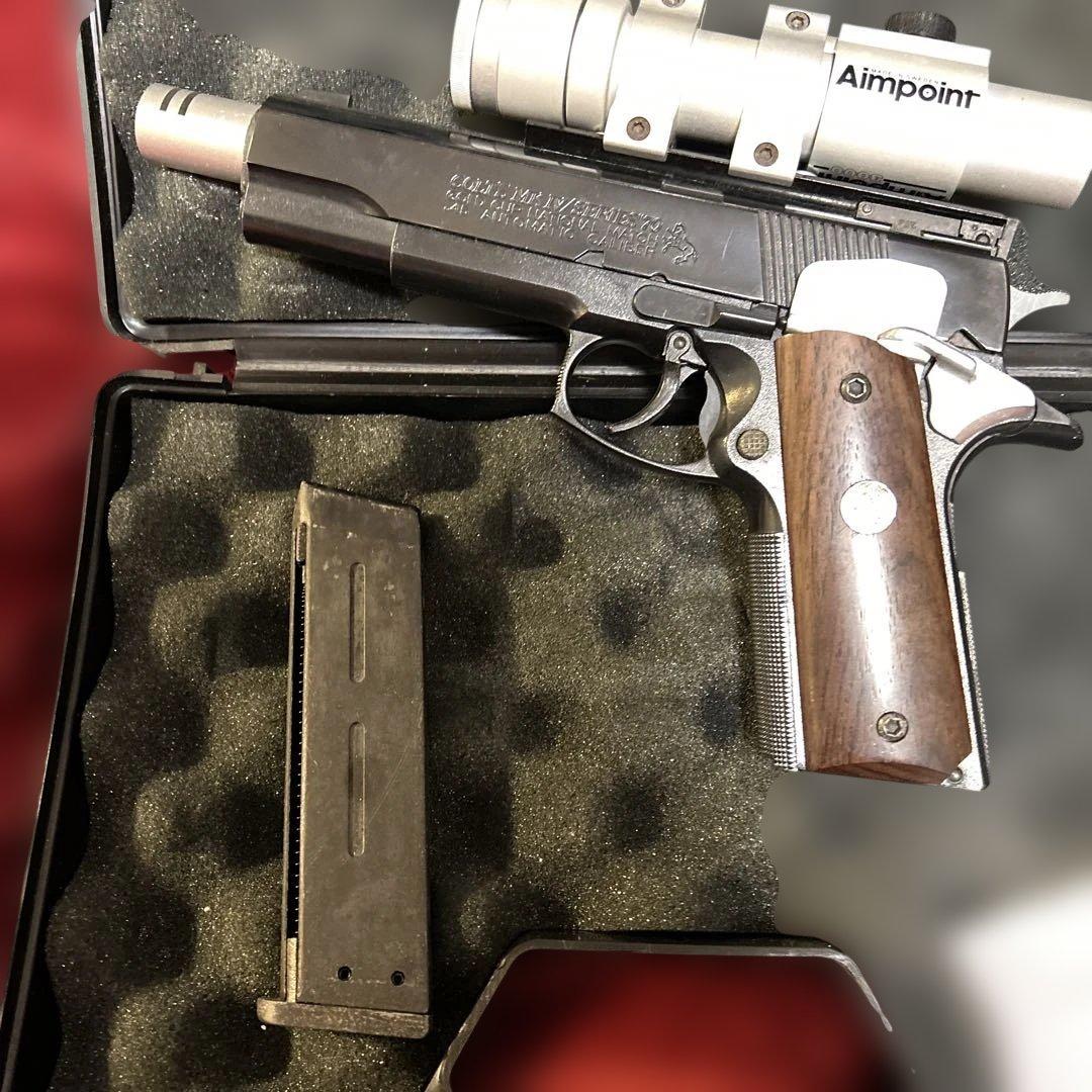 COLTGOLDCUPガスガンAimpointスコープ付き　説明書有り