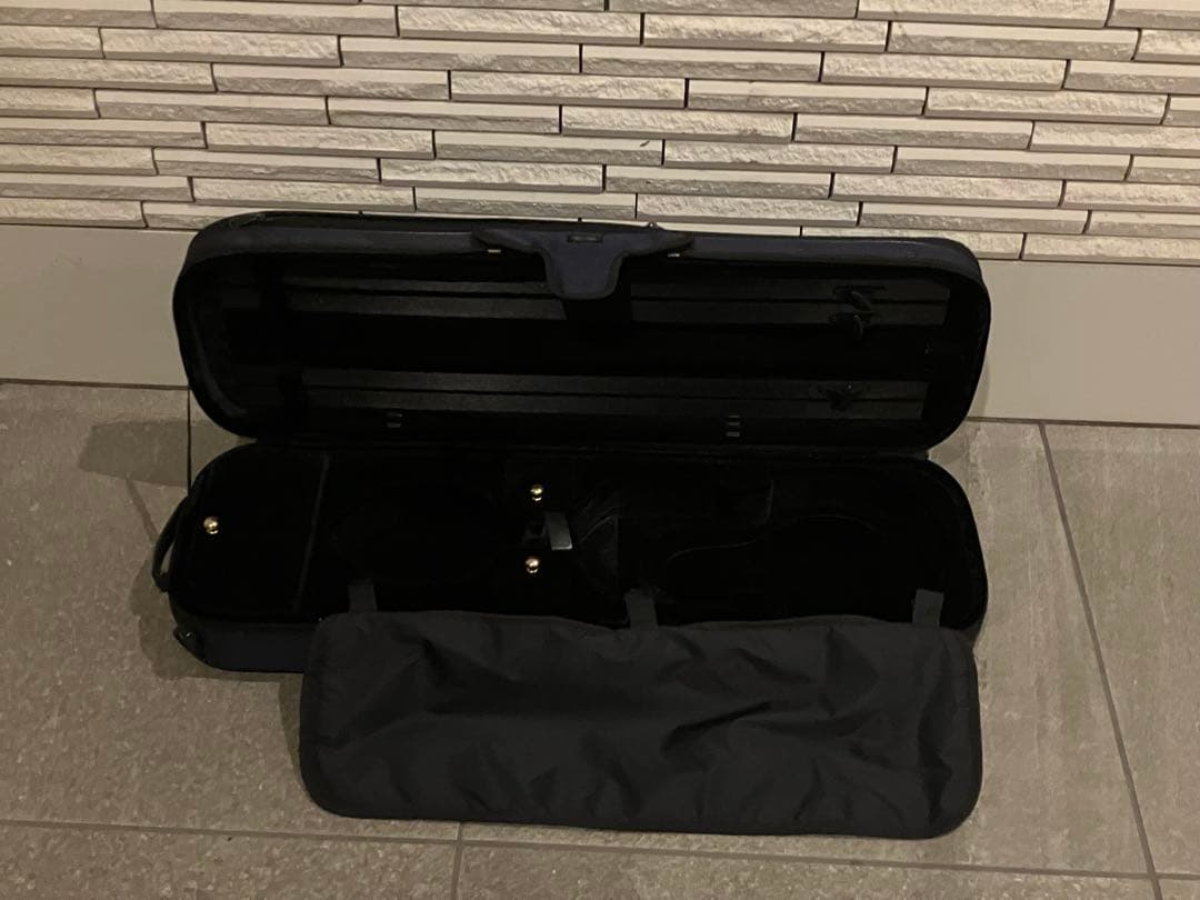 タイムセール★スーパーライト　バイオリン　紺色　ケース　長方形