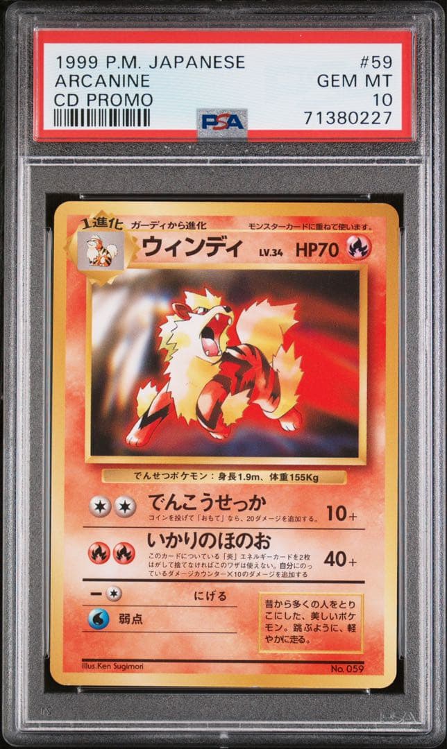 ウィンディ　プロモ　PSA10 旧裏