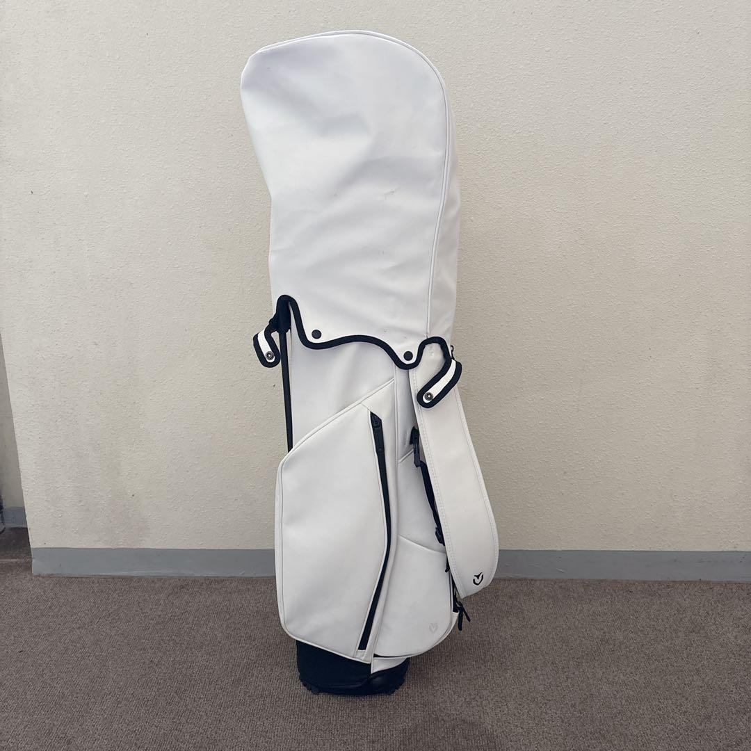 [美品］Vessel ゴルフ スタンド キャディバッグ White