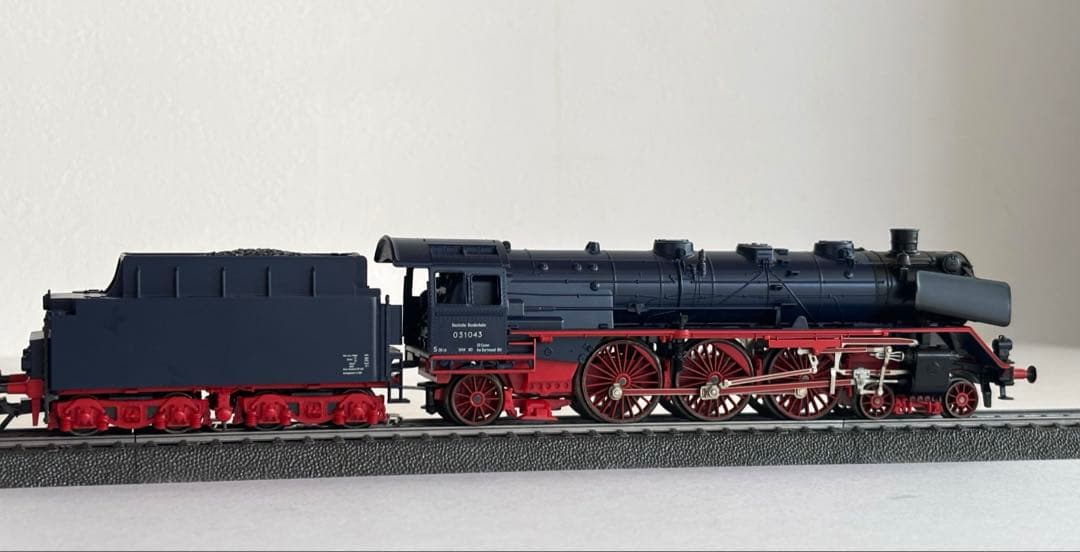 メルクリン HO スチールブルー　3097 蒸気機関車 完全稼動品　発煙装置