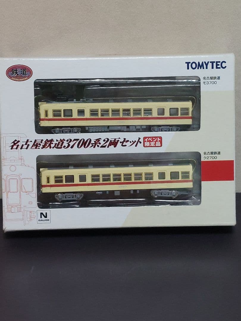 TOMYTEC 鉄コレ 名鉄3700系2両セット(赤帯時代) 限定品