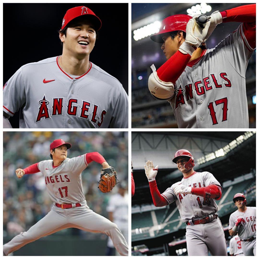 【タグ付き新品・正規品】大谷翔平選手★ビジター★レプリカユニフォームユースXL