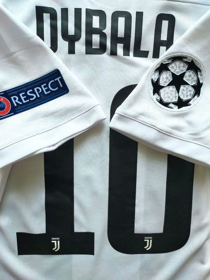 【新品美品】ユベントス ディバラ 18/19 CL仕様ユニフォーム Mサイズ