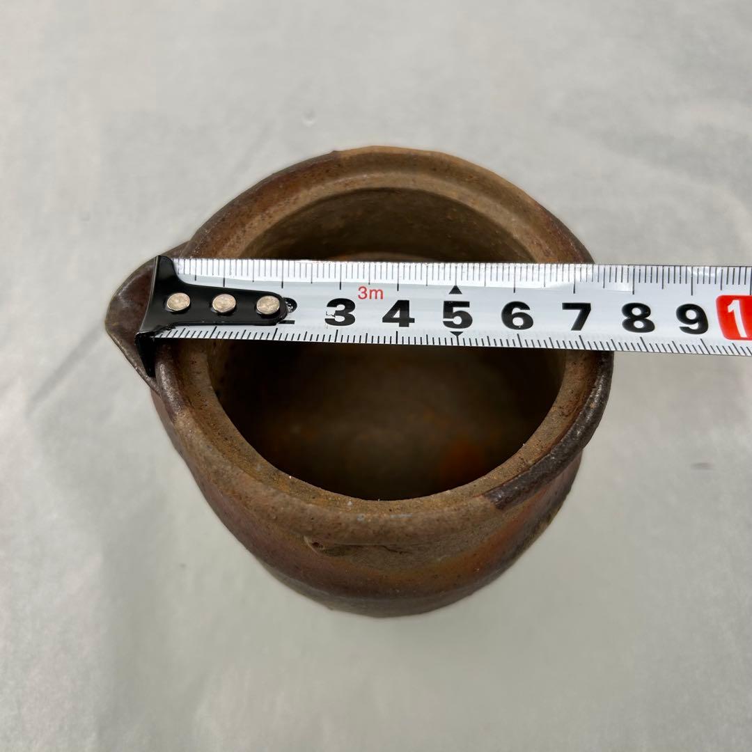 D佐藤苔助 備前焼宝瓶 蛙手捻り人気作者 急須 共箱 共布 茶注 煎茶 茶道具