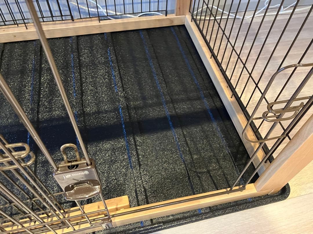 木製スライドペットサークル(リッチェル) 屋根付き トレーつきおまけつき送料込