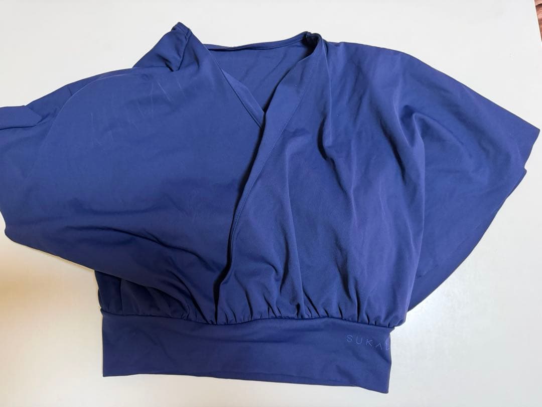 リントスル ブラトップ付きバルーンカシュクールトップス