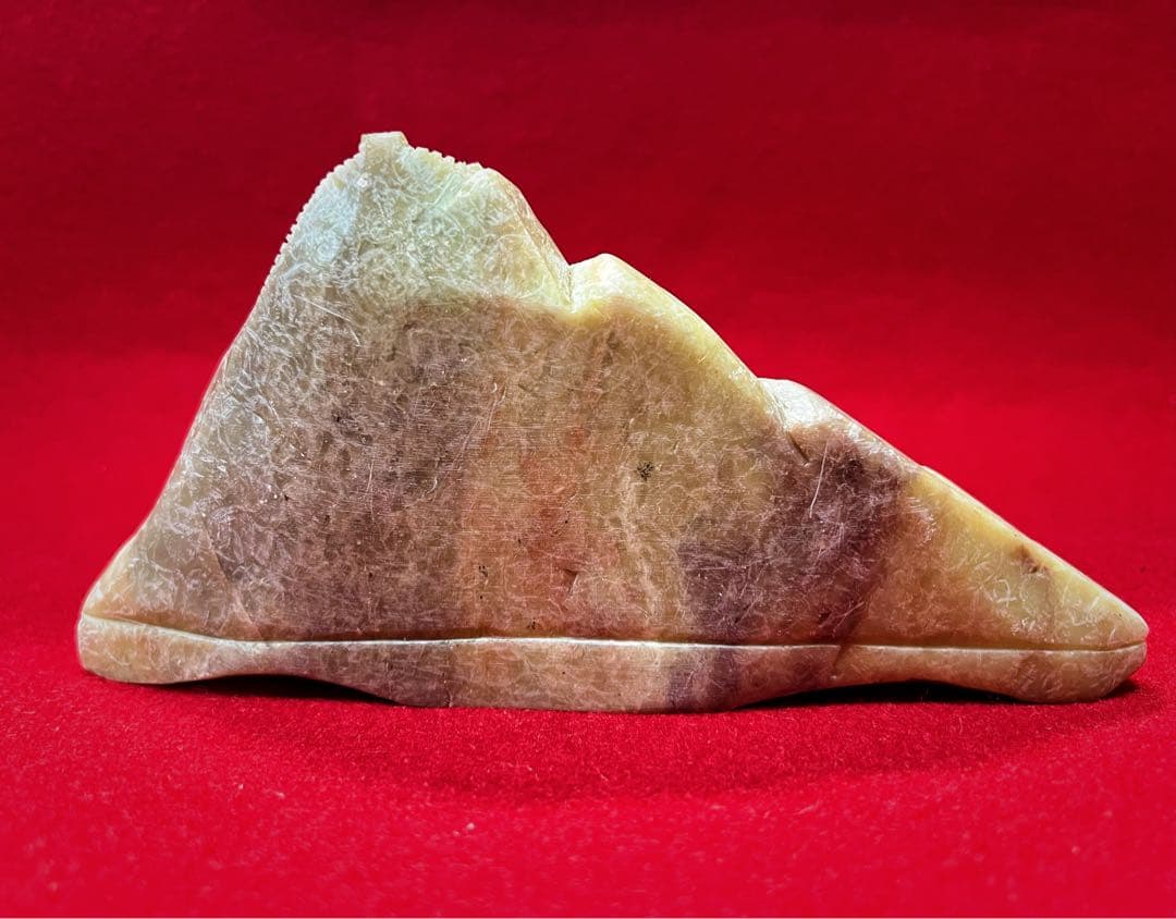 中國美術 古玩 石彫 彫刻 萬里長城 コレクション　オブジェ