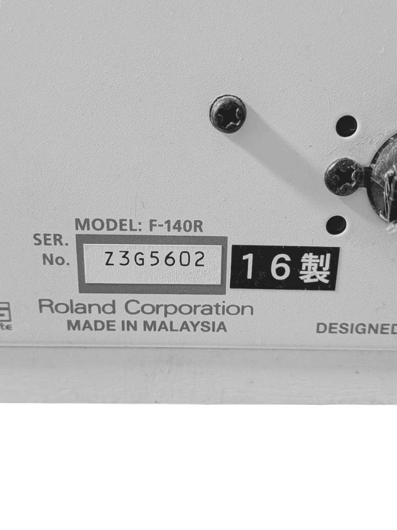 Roland 電子ピアノ F-140R-WH ホワイト 2016年製