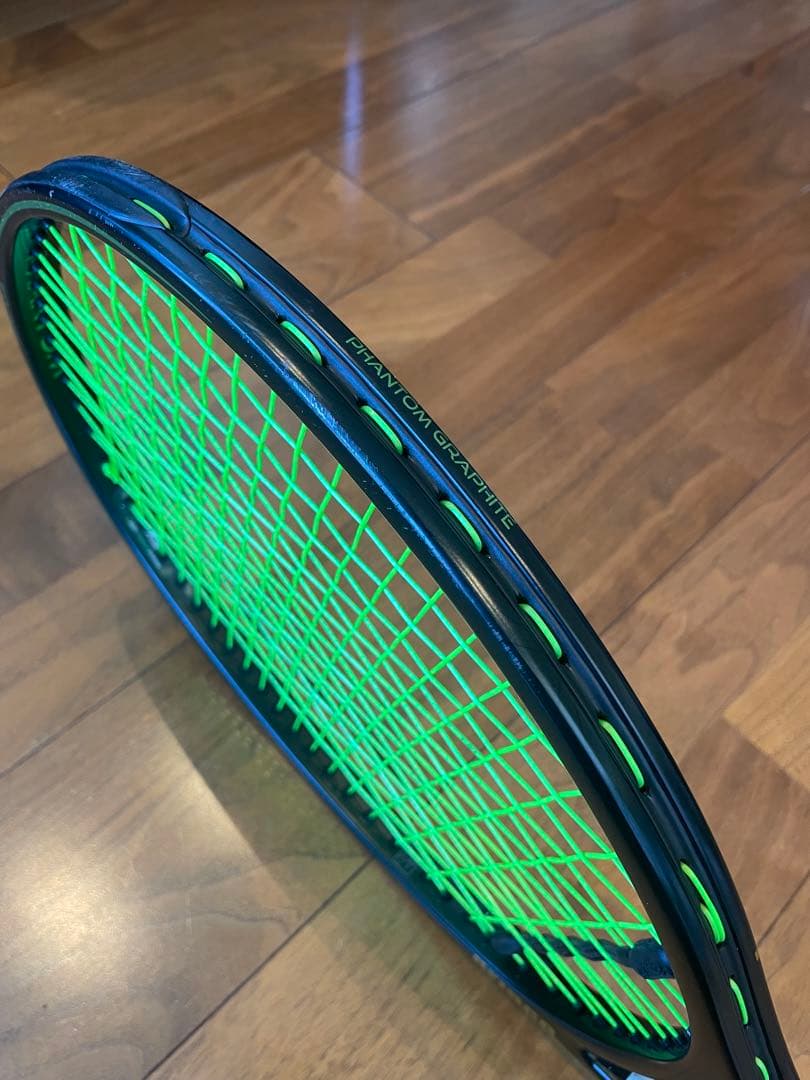 【値下げ応相談】プリンス ファントムグラファイト 100 (ガット張りたて)