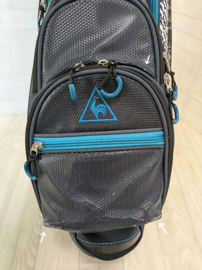 LE COQ SPORTIF ゴルフバッグ スタンド式 ダークブルー