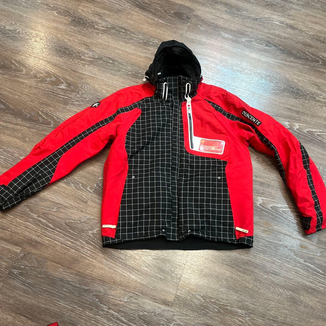 男性　メンズ　デサント セットアップ　上下　スキーウェア　L