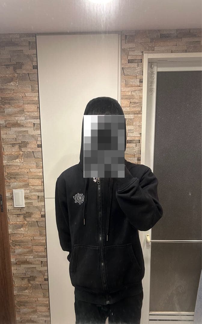 スケートボード always do what you should do zip hoodie