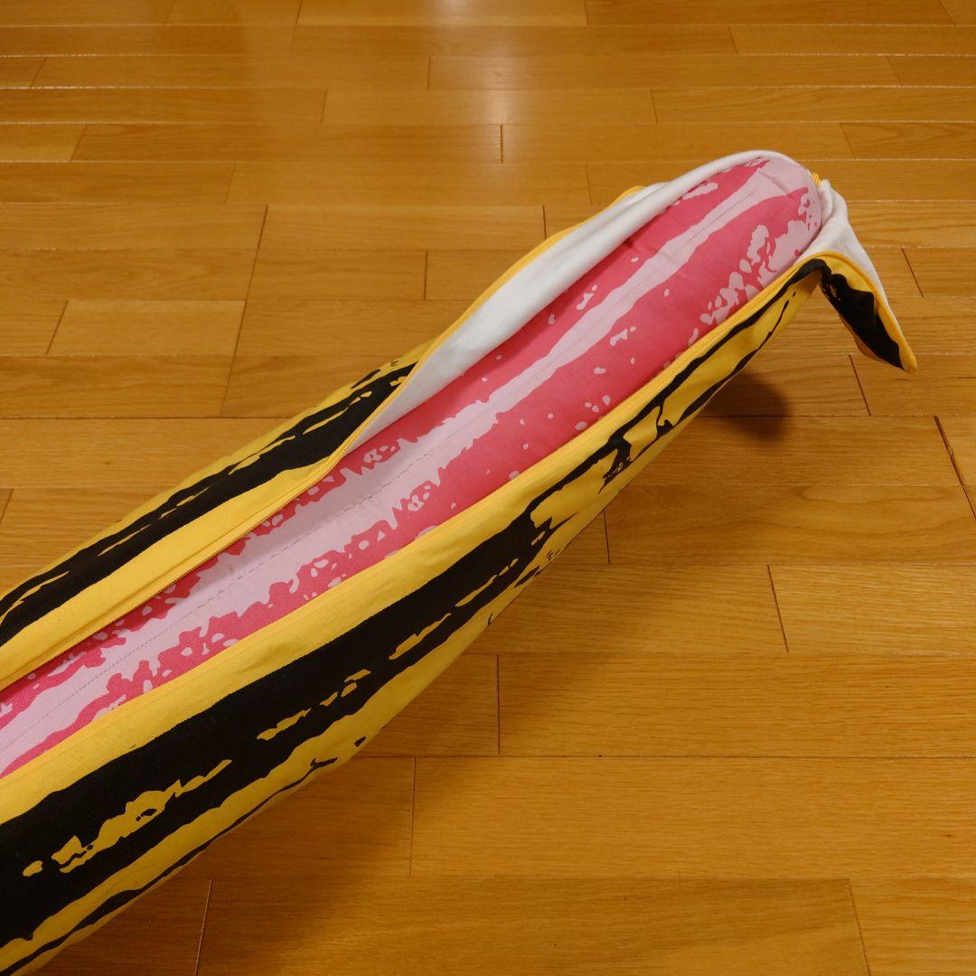 アンディーウォーホル　バナナ型クッション　ジッパー付　全長約98cm
