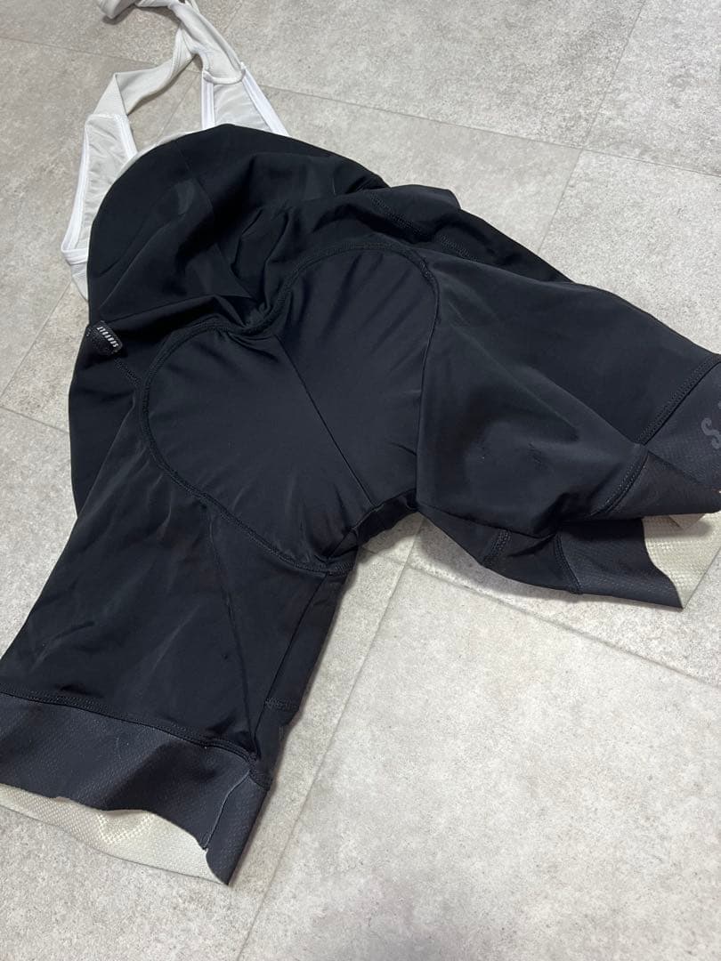 SUNVOLT ホルターネックビブタイツ L ブラック/ホワイト