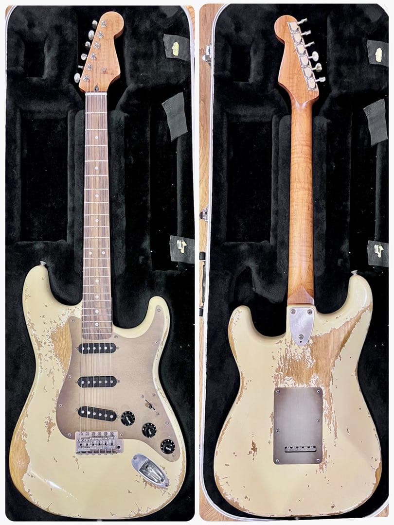 ハードレリック60sストラトキャスタータイプ 80sビンテージピックアップ