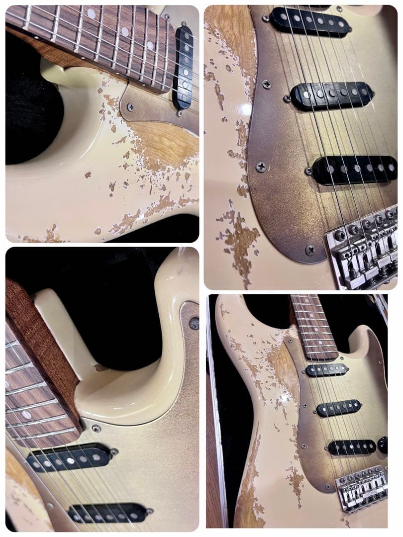 ハードレリック60sストラトキャスタータイプ 80sビンテージピックアップ