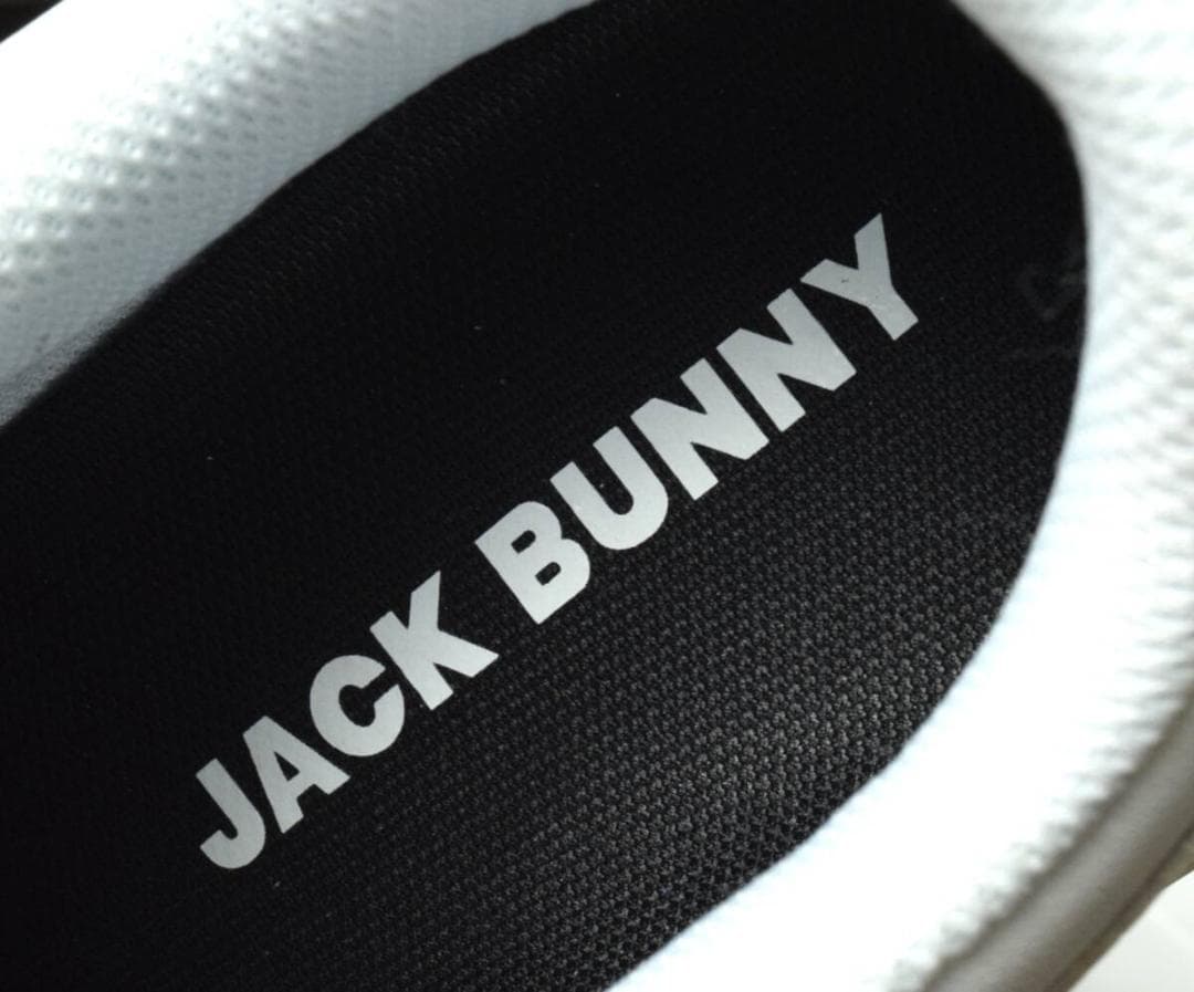 未使用 ジャックバニー エアーソール ゴルフシューズ 27 ホワイト×ターコイズ