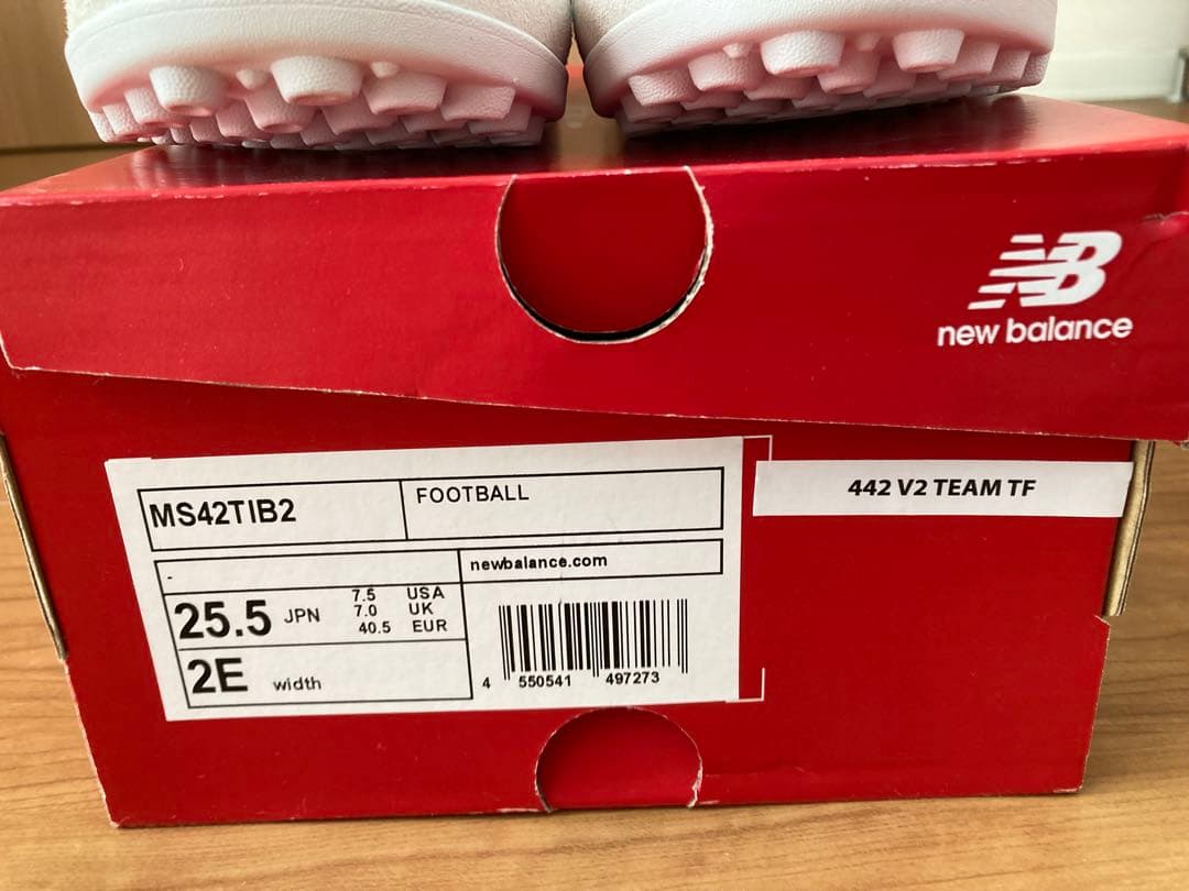 NBサッカートレシュ25.5cm 442TEAM フルグレインレザー(2E)