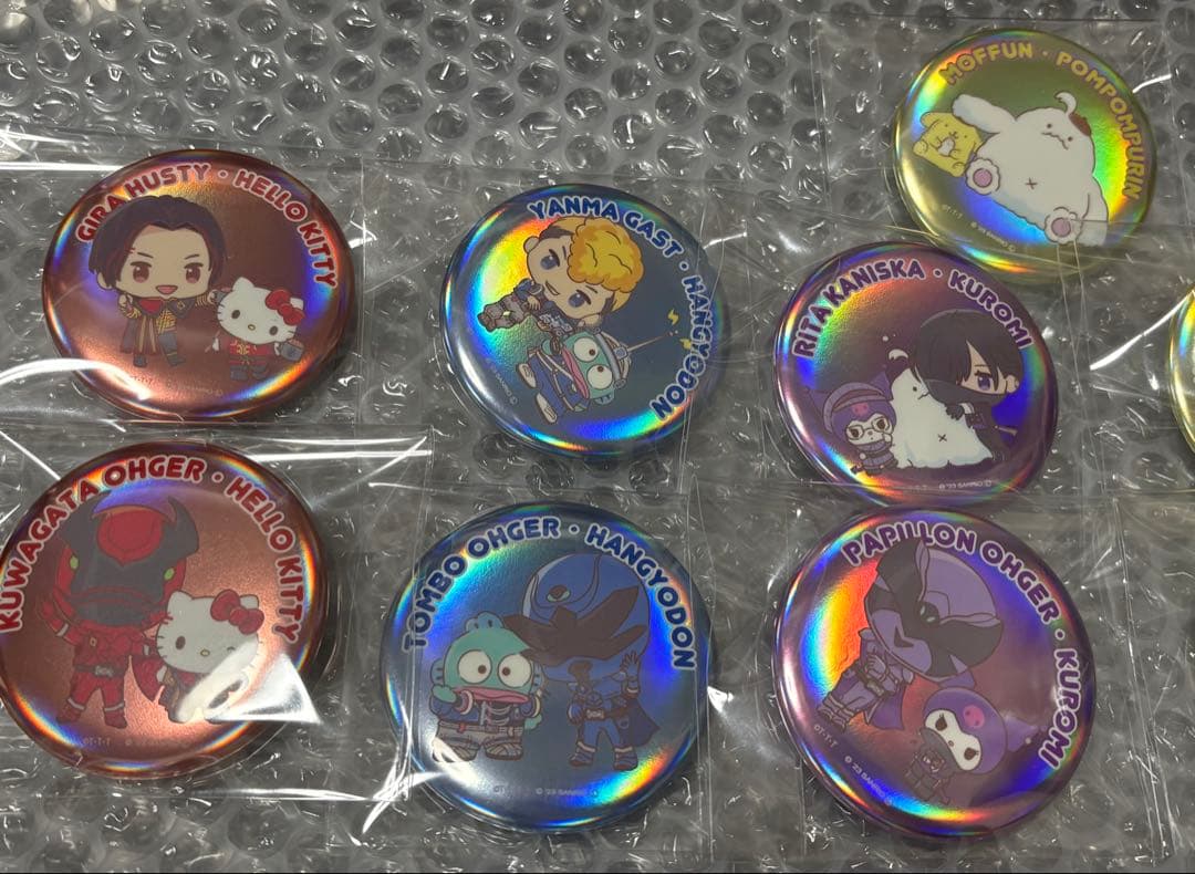 王様戦隊キングオージャー サンリオオーロラ缶バッジ 全セット