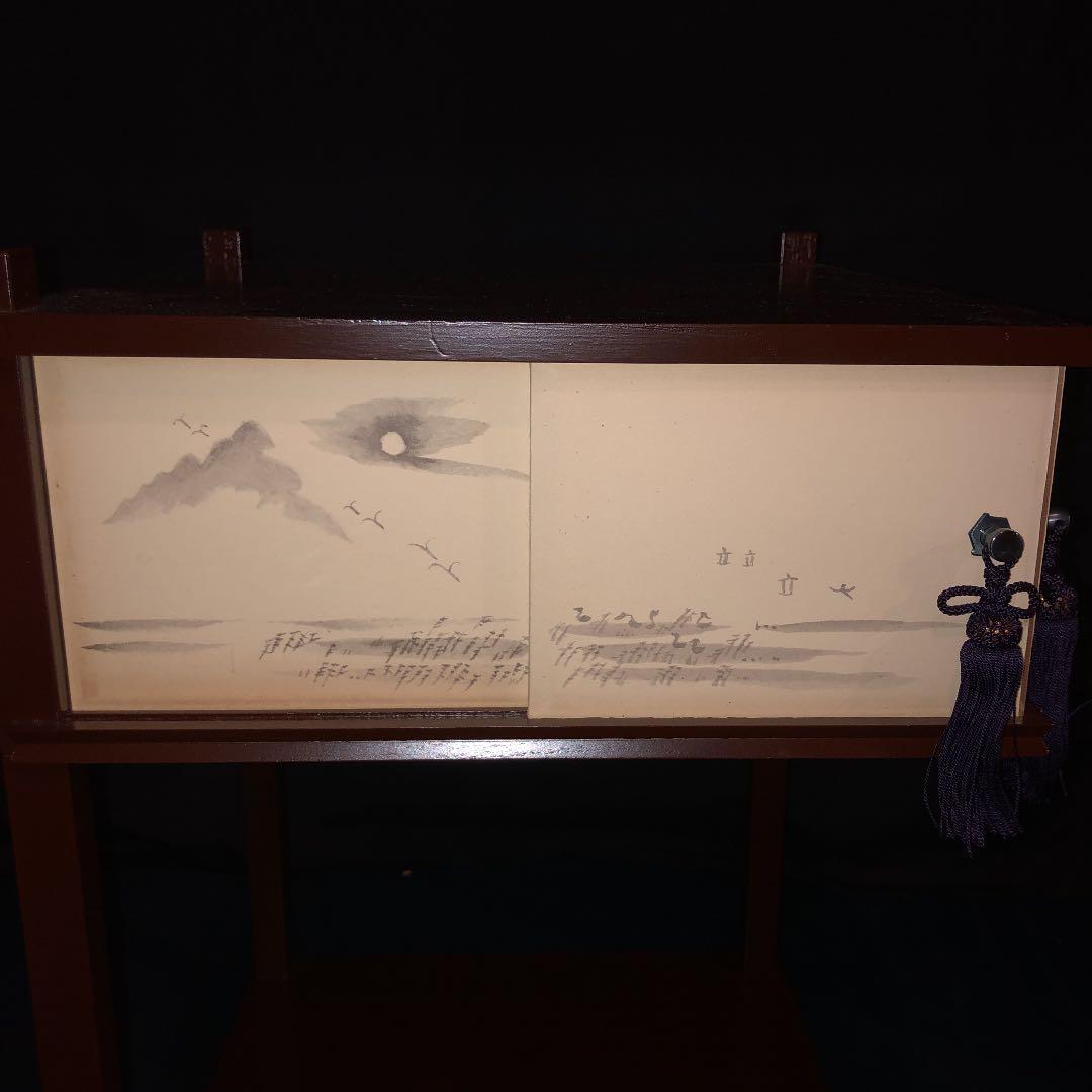 【茶道具】即中斎好 祥雲作 八景棚 美品　棚66