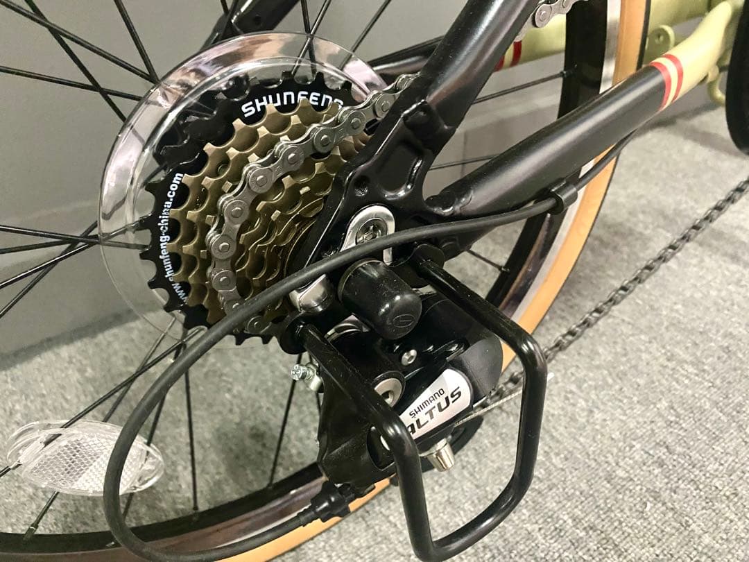 PANTHER 20インチ 折り畳み自転車 軽量アルミ 7段変速 シマノ搭載