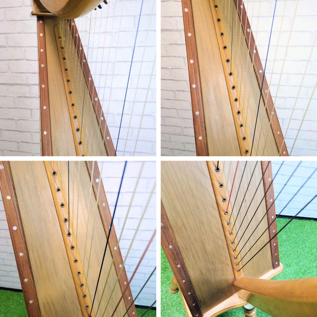 青山ハープ 　130D　34弦　アイリッシュハープ ハープ