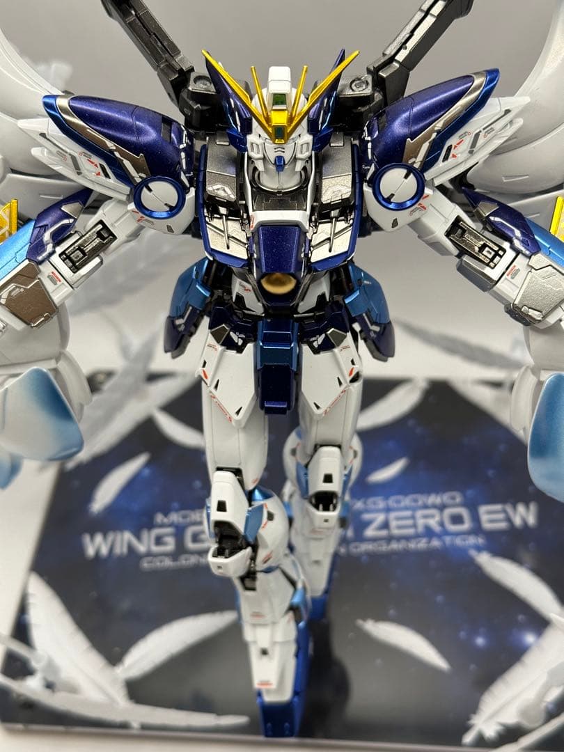 全塗装+合金フレーム改造MG 1/100 ウイングガンダムゼロEW Ver.Ka