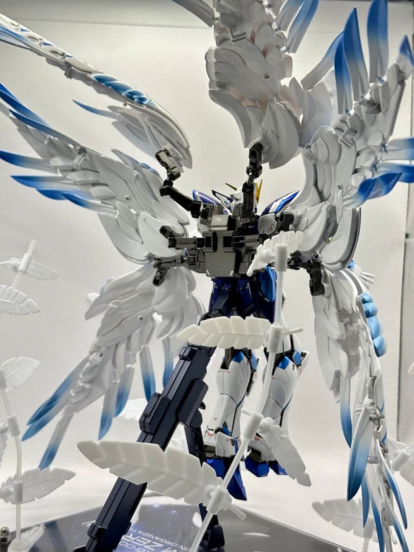 全塗装+合金フレーム改造MG 1/100 ウイングガンダムゼロEW Ver.Ka