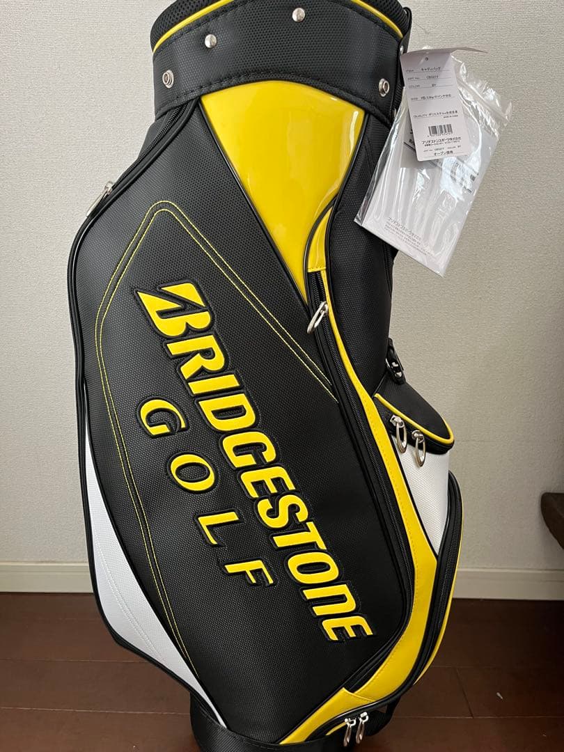 BRIDGESTONE キャディバッグ ブラック/イエローCBG21Y